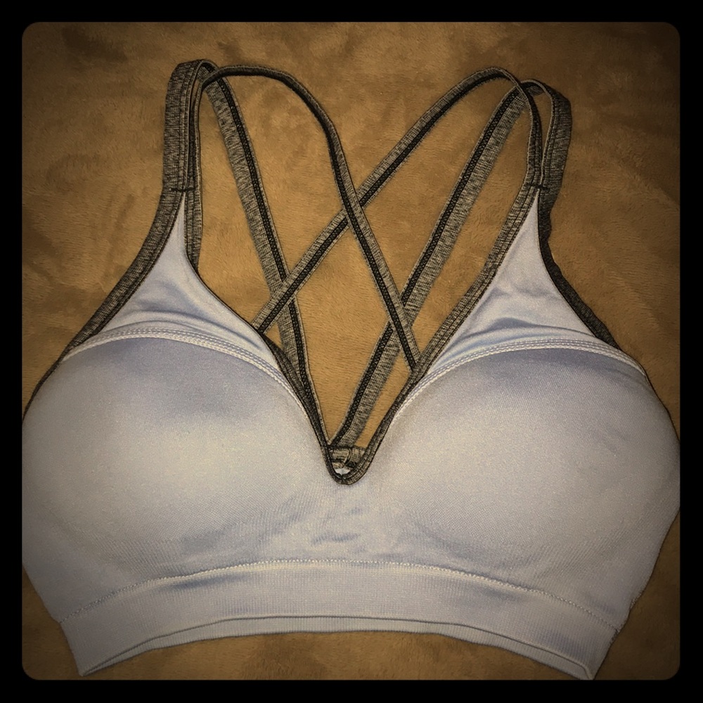 Fruit of the Loom, Padded, Light Blue, Sports Bra.